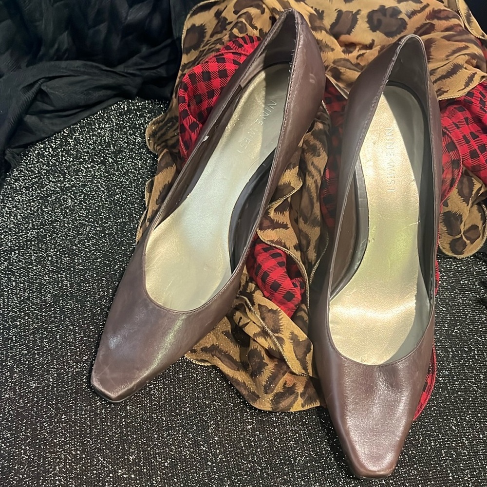 Nine West Brown Heels